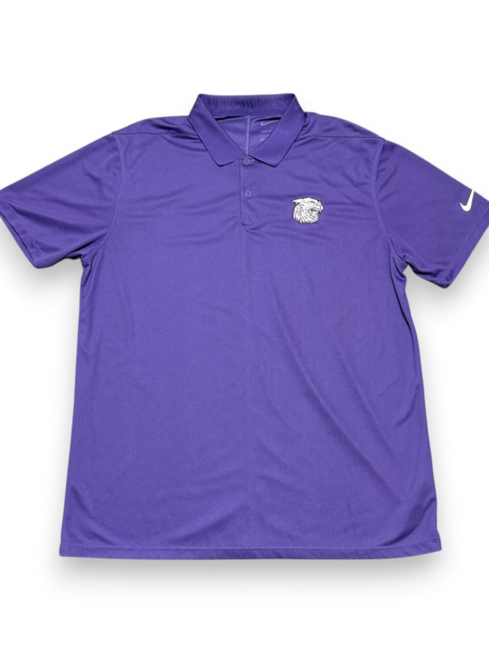 Kansas State Wildcats Nike Shaggy Cat Logo Men's Polo Size Large